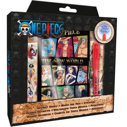 Journal One Piece + Stylo Magique