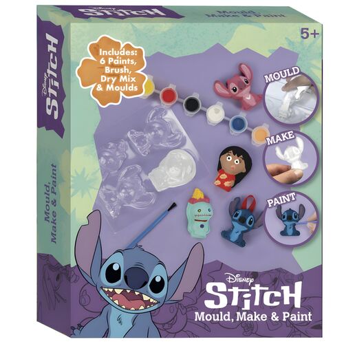 Coffret de plâtre et de peinture Disney Stitch