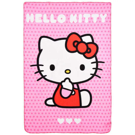 Couverture polaire Hello Kitty 100x150cm