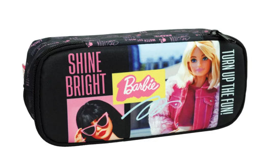 Trousse à crayons Barbie 2 compartiments 26 cm