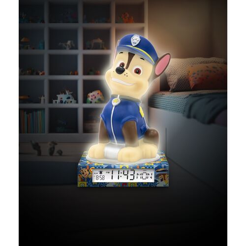 Lampe 3D Pat' Patrouille avec réveil