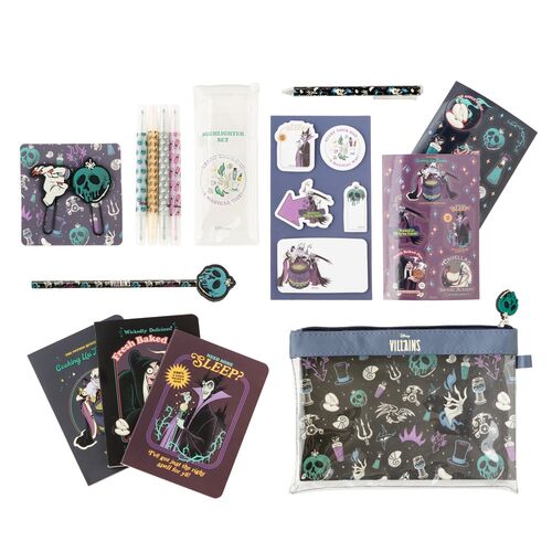 Ensemble de papeterie Disney Villains