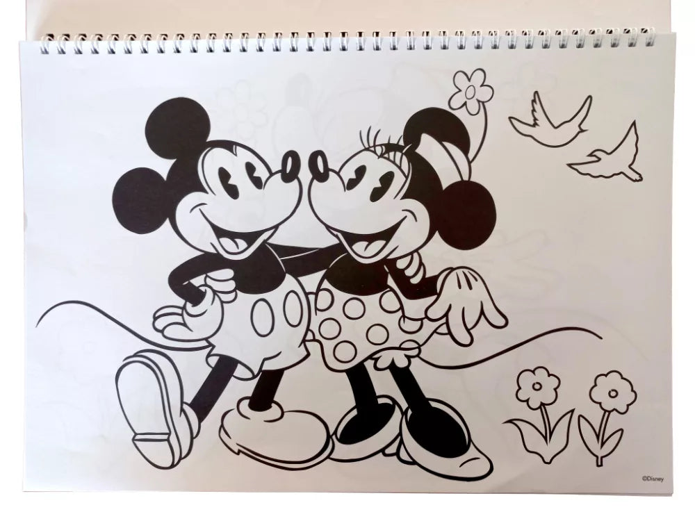 Carnet de croquis à spirale A/4 Minnie