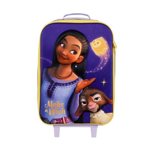 Valise à roulettes Disney Wish 3D