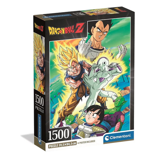 Puzzle compact Dragon Ball 1500 pièces + poster inclus Clementoni