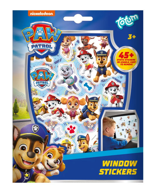 Ensemble d’autocollants pour vitres Pat Patrouille