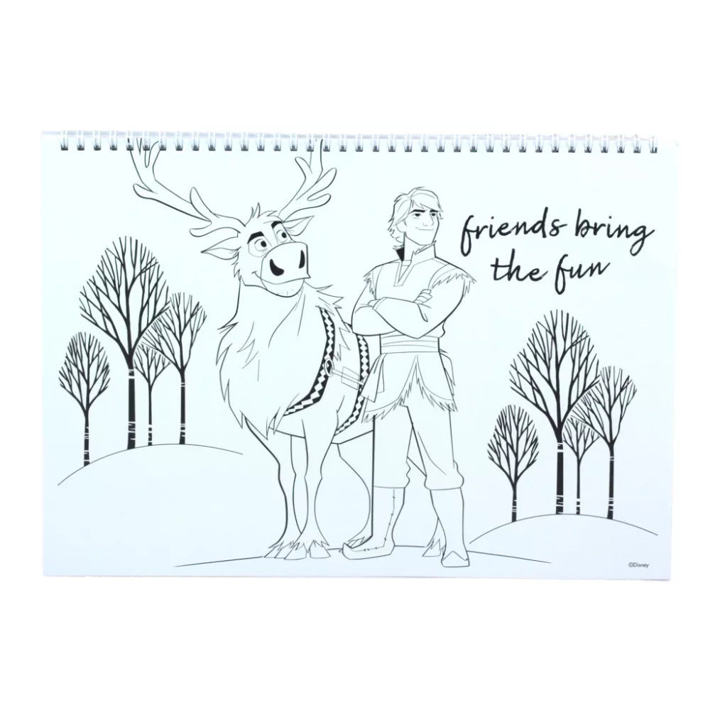 Carnet de croquis à spirale A/4 Reine des neiges