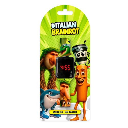 Montre numérique LED Brainrot