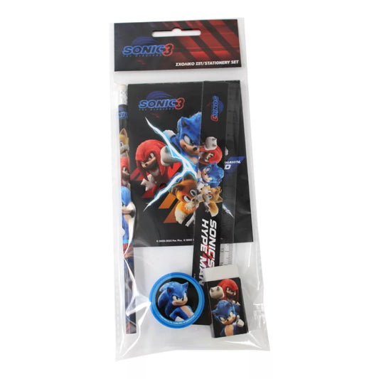 Ensemble de papeterie Sonic 5 pièces