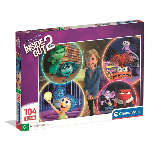 Puzzle Clementoni de 104 pièces Disney Vice-Versa