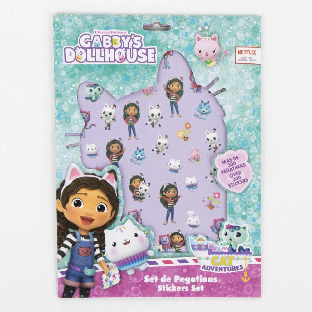 Lot de 300 autocollants Gabby