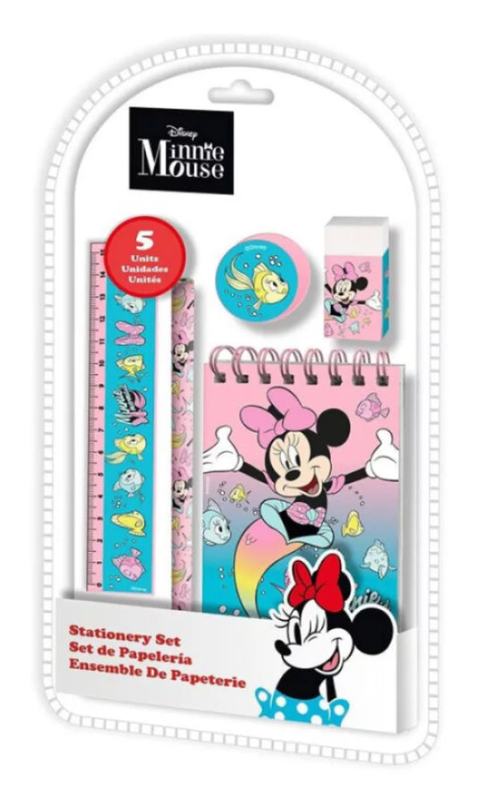 Ensemble de papeterie Minnie 5 pièces