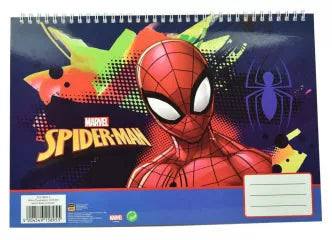 Carnet de croquis à spirale A/4 Spiderman