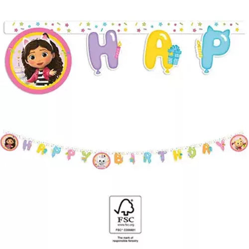 Panneau Joyeux anniversaire Gabby