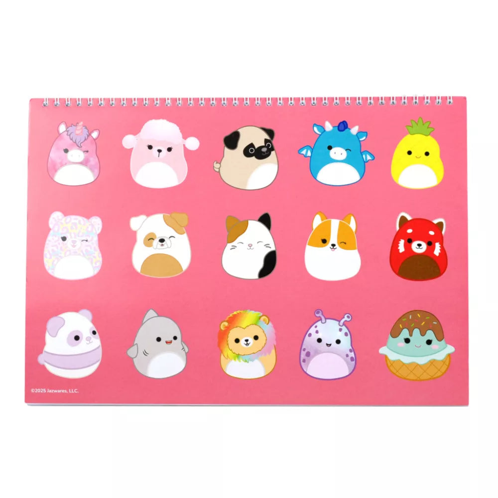 Carnet de croquis à spirale Squishmallows A/4