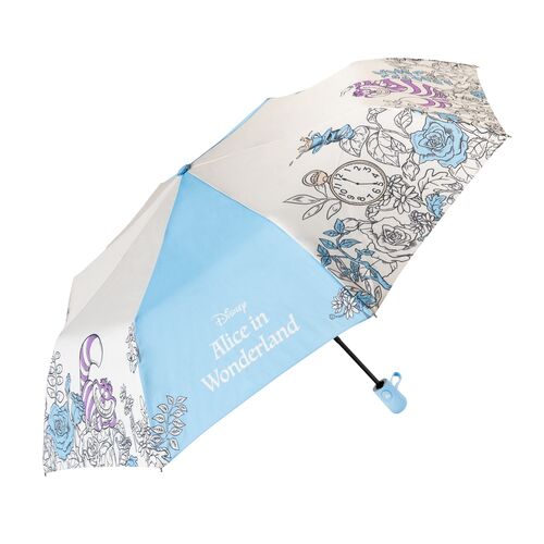 Parapluie pliant automatique Disney Alice au pays des merveilles
