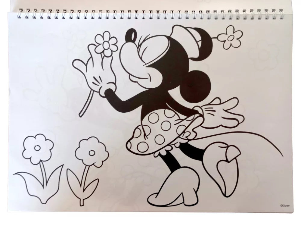 Carnet de croquis à spirale A/4 Minnie