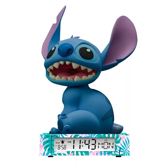 Veilleuse et réveil 3D Disney Lilo et Stitch