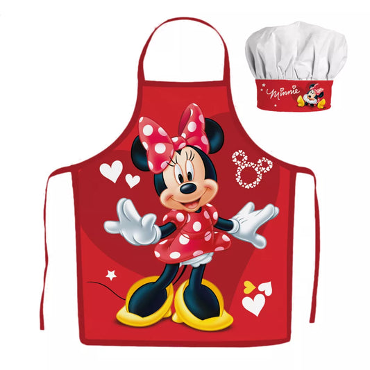 Tablier pour enfant avec toque Minnie