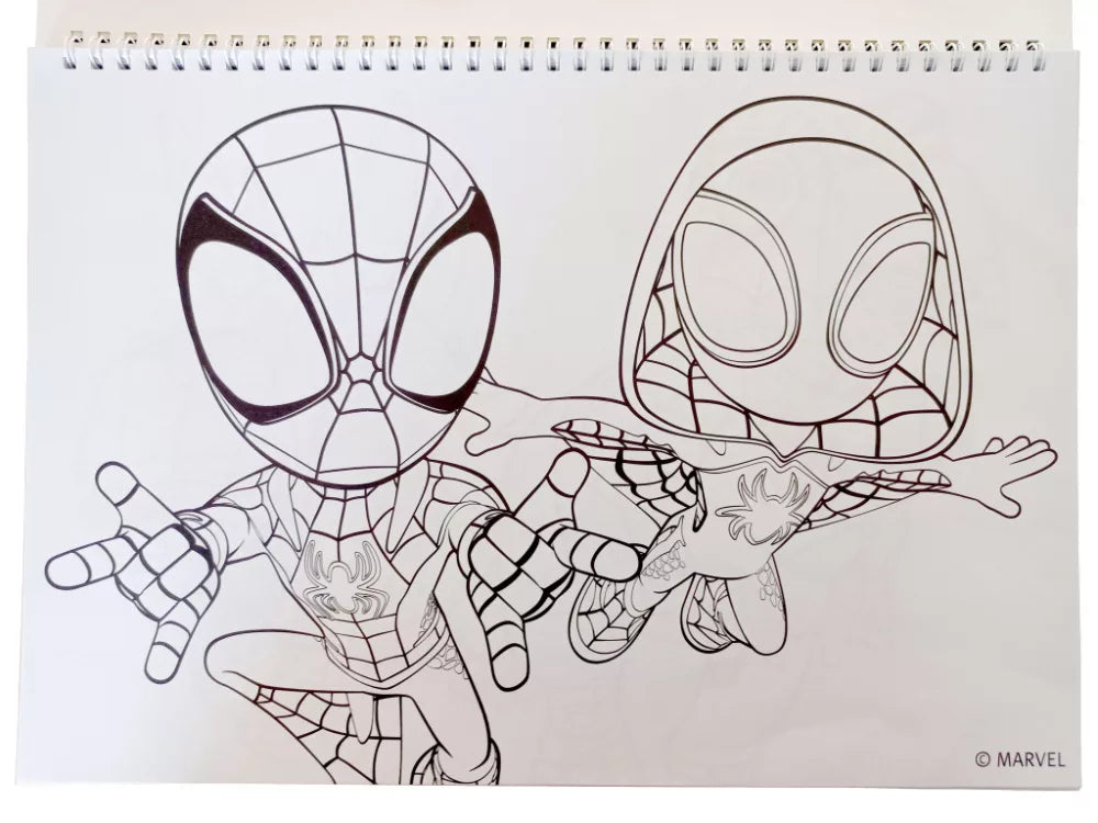 Carnet de croquis à spirale A/4 Spidey