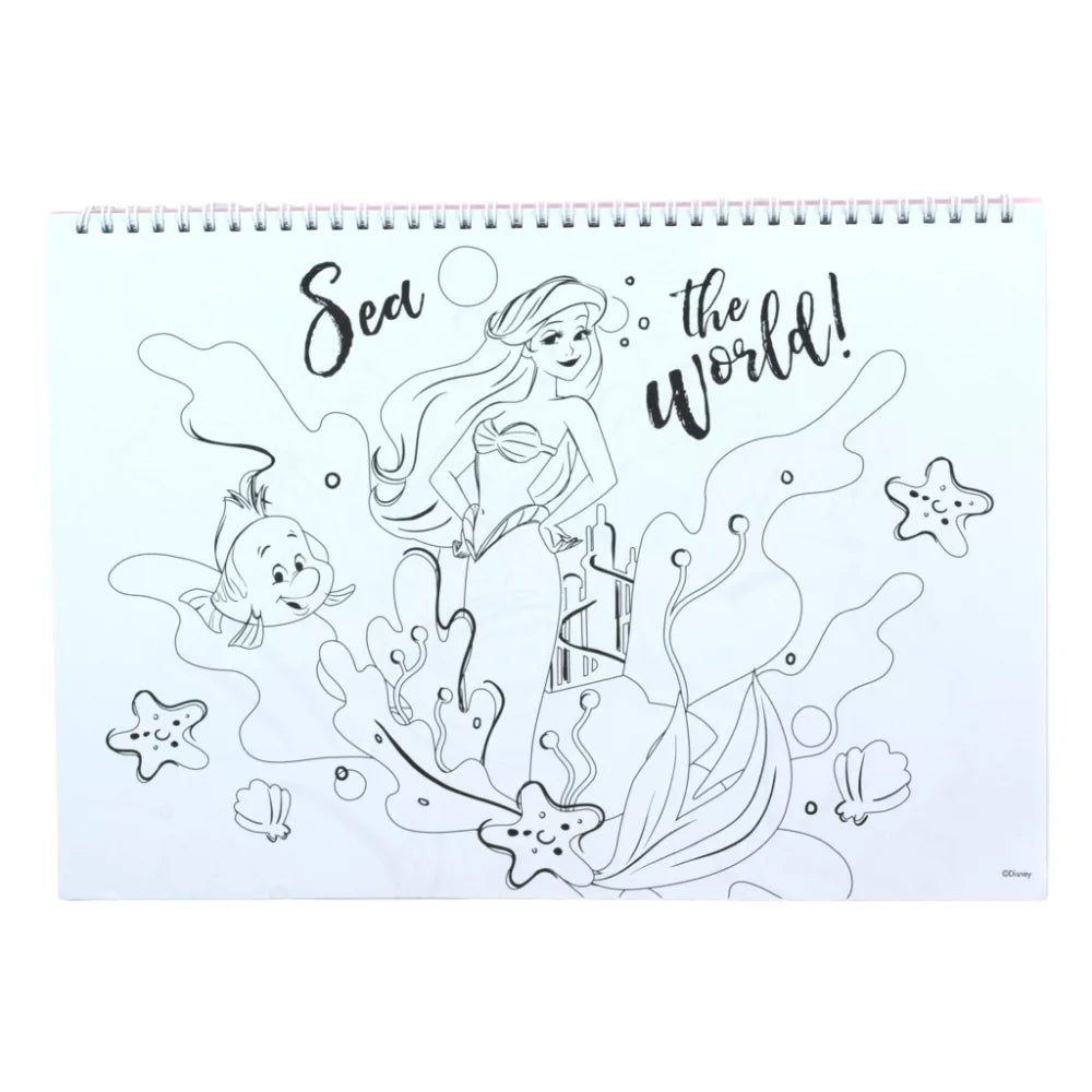 Carnet de croquis à spirale A/4 Princesses