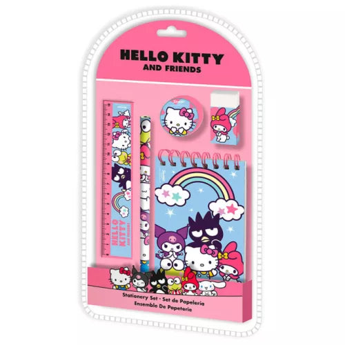 Ensemble de papeterie Hello Kitty 5 pièces