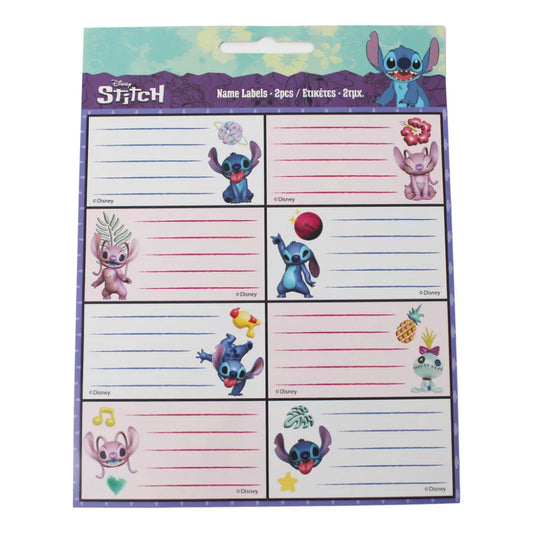 Lot de 16 étiquettes Stitch