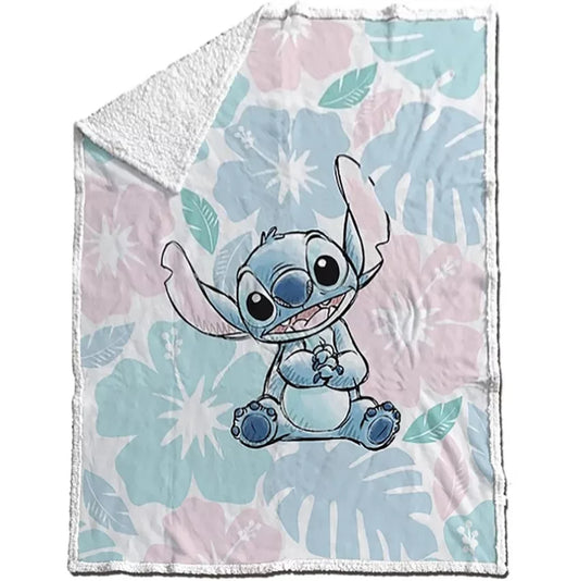 Couverture sherpa Stitch 130x170cm