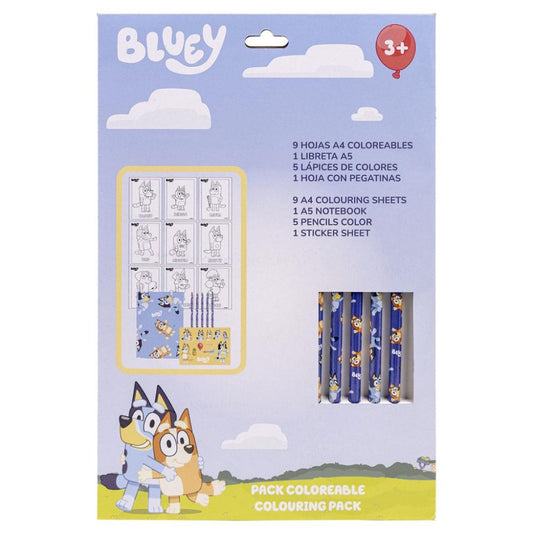 Ensemble de papeterie Bluey