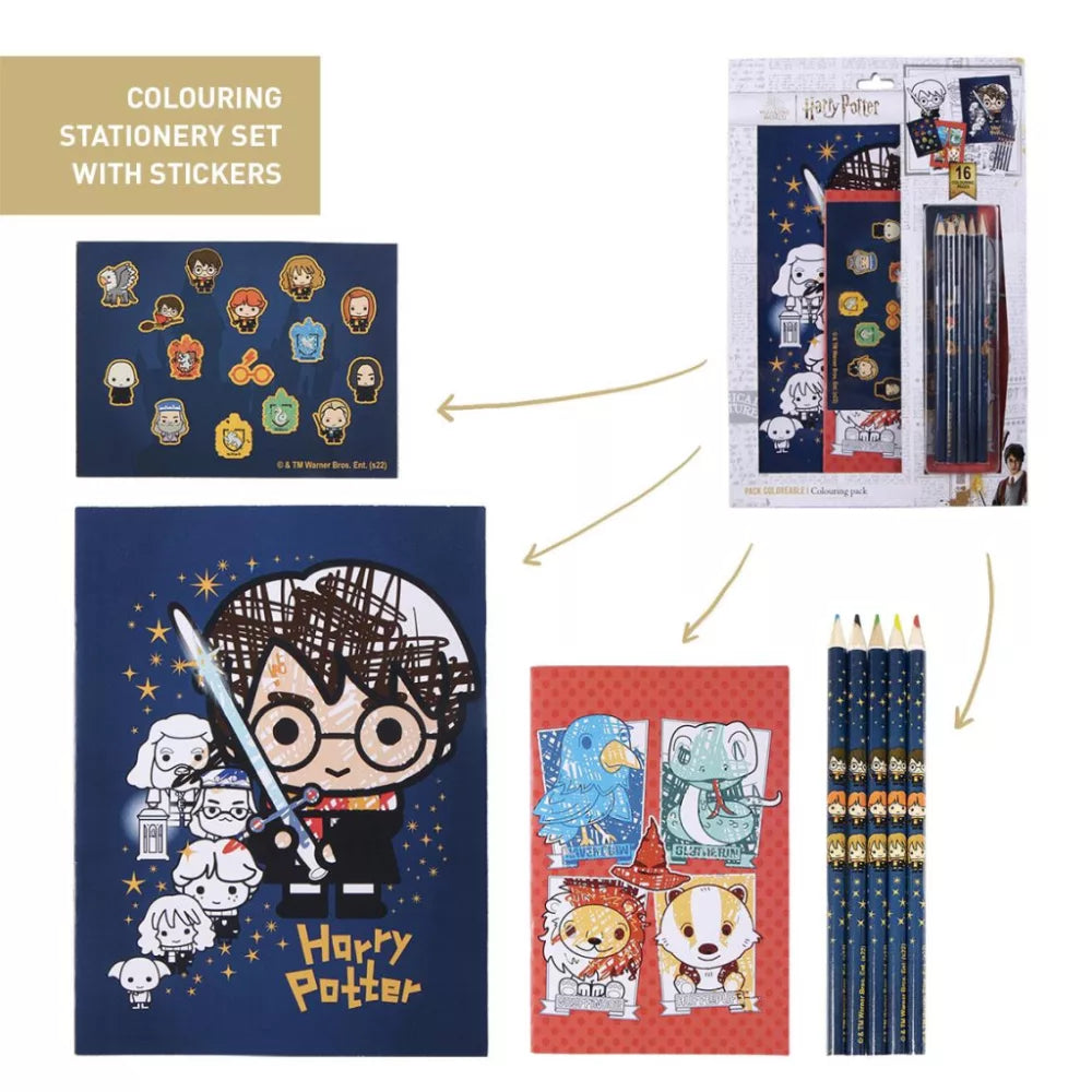 Ensemble de papeterie magique Harry Potter
