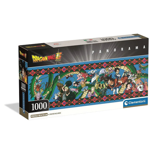 Puzzle compact panoramique Dragon Ball 1000 pièces + poster inclus Clementoni