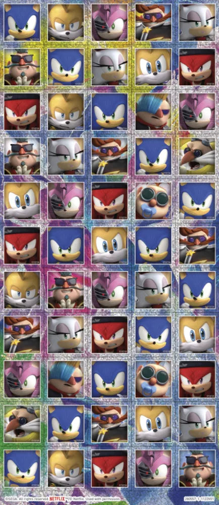 Jeux et autocollants Sonic