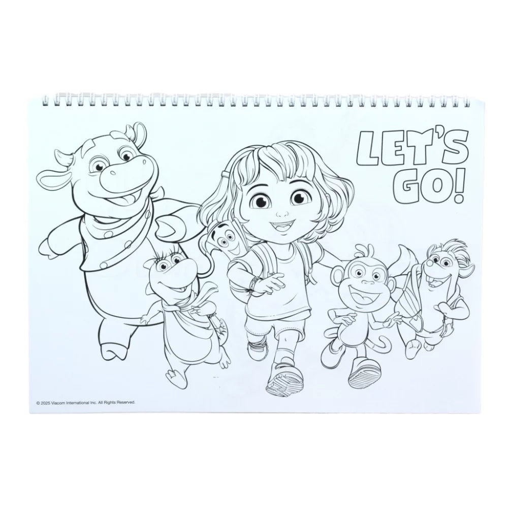Carnet de croquis à spirale A/4 Dora l’exploratrice