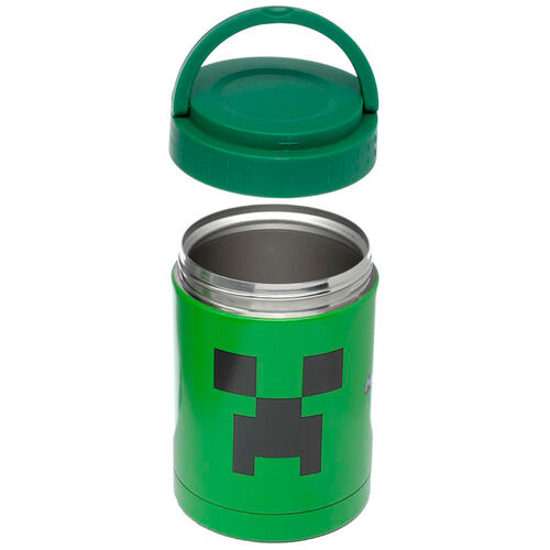 Boîte à lunch isotherme portable Creeper Minecraft 500 ml