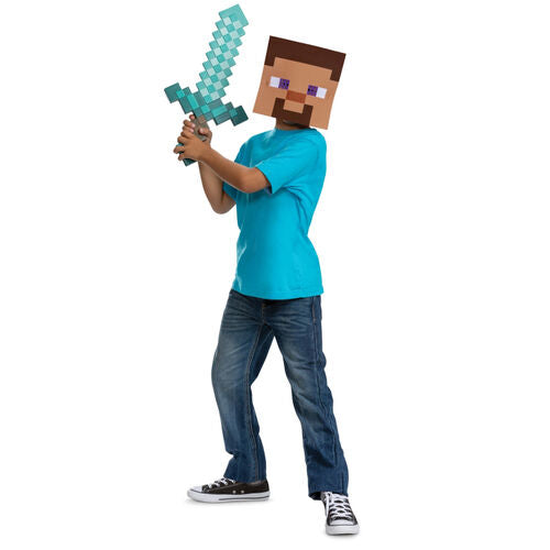 Masque + épée Minecraft