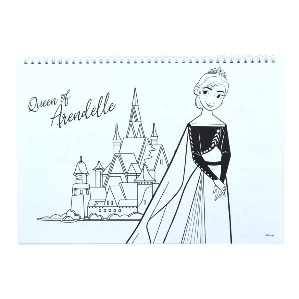 Carnet de croquis à spirale A/4 Reine des neiges