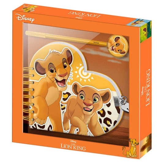 Coffret journal + stylo Disney Le Roi Lion