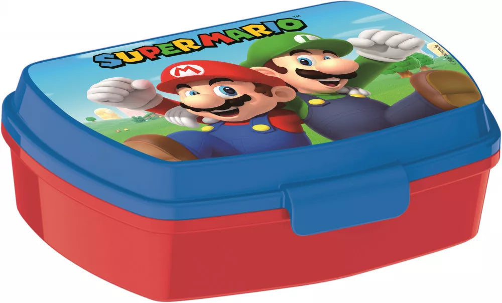 Boîte à sandwich en plastique amusante Super Mario