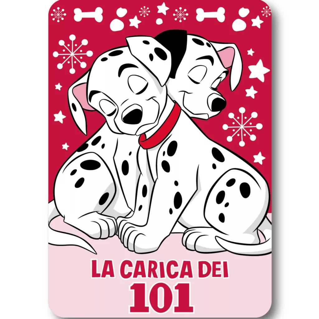 Couverture polaire Les 101 Dalmatiens  100x140cm