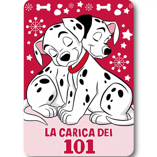 Couverture polaire Les 101 Dalmatiens  100x140cm