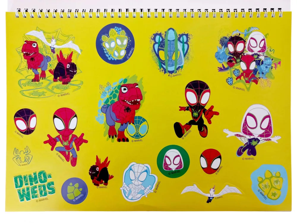Carnet de croquis à spirale A/4 Spidey
