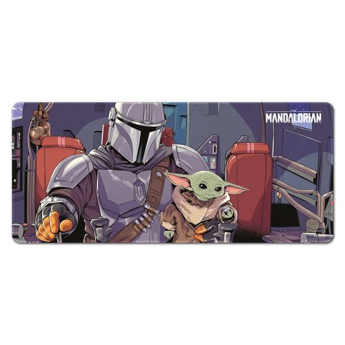 Tapis de souris de jeu Star Wars Mandalorian & Child