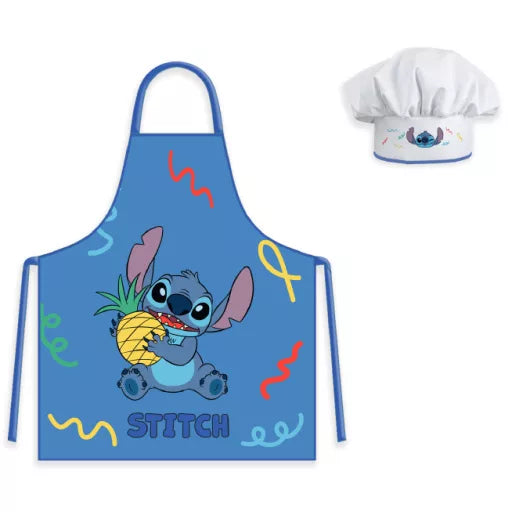 Tablier pour enfant avec toque Stitch