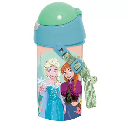 Gourde avec paille Reine de neiges 500ml