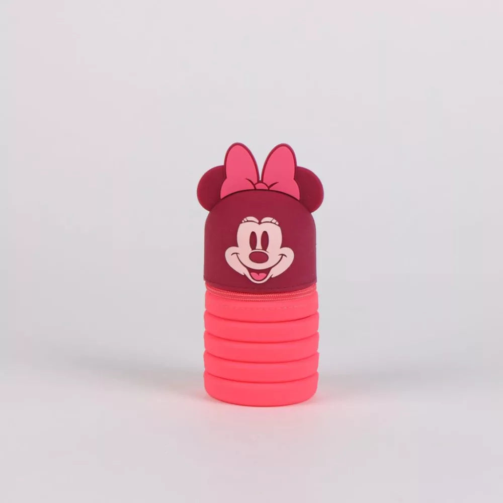Trousse à crayons 3D Disney Minnie Rouge foncé 20 cm