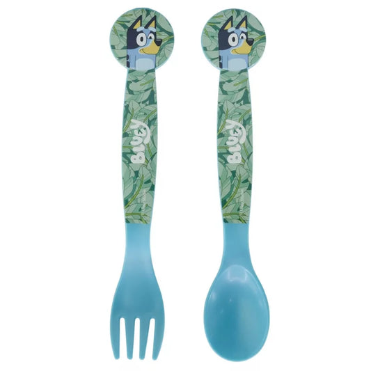 Ensemble de couverts en plastique Bluey