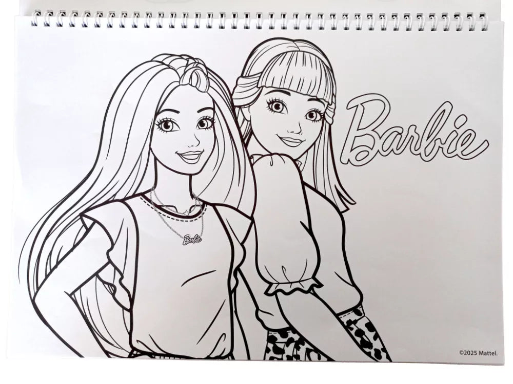 Carnet de croquis à spirale A/4 Barbie
