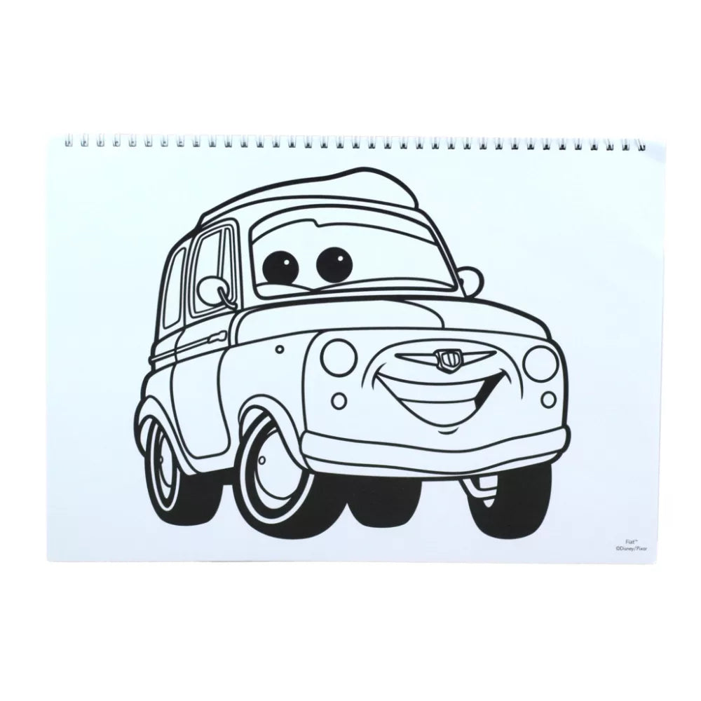 Carnet de croquis à spirale A/4 Cars