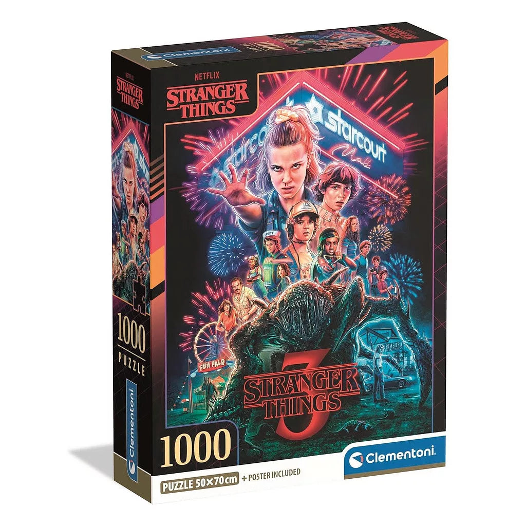 Puzzle compact Clementoni 1000 pièces Stranger Things