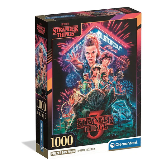 Puzzle compact Clementoni 1000 pièces Stranger Things